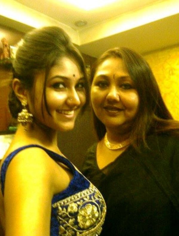 Antasheela Ghosh with her mother