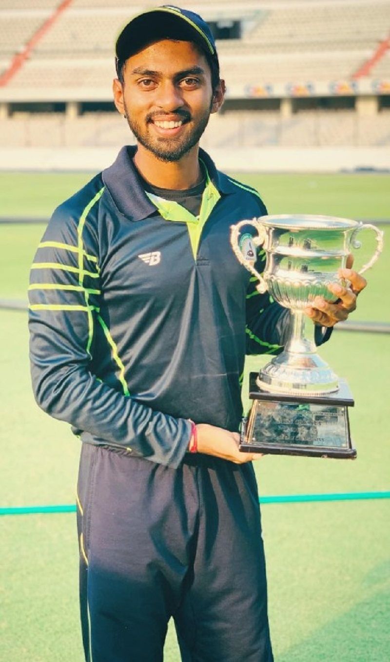Atharva Taide after winning the Under-23 season