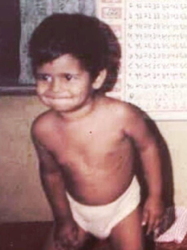 Bhushan Pradhan in his childhood