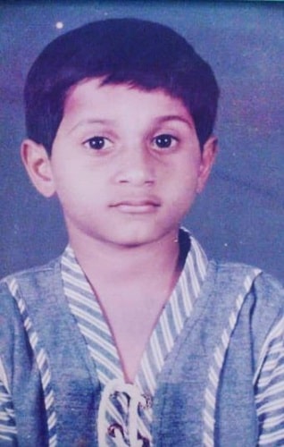 Chaitanya Master's childhood picture