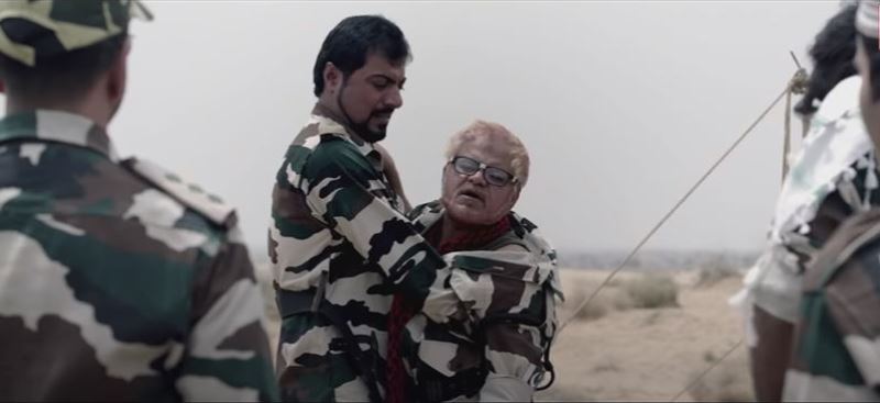 Deepak Kingrani in a still from the 2013 Hindi film 'War Chhod Na Yaar'