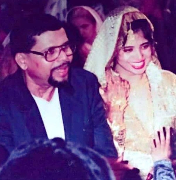 Deepali Sayed with her Father