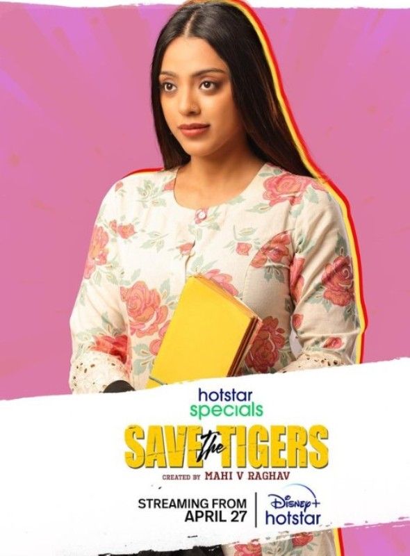 Devayani Sharma on the poster of Save The Tigers web series