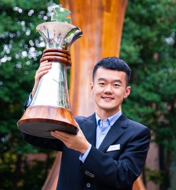 Ding Liren with Sinquefield Cup