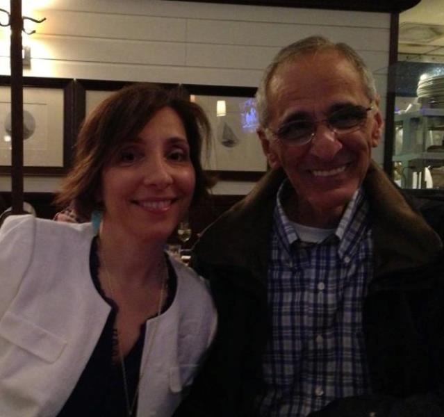 Linda Yaccarino with her father