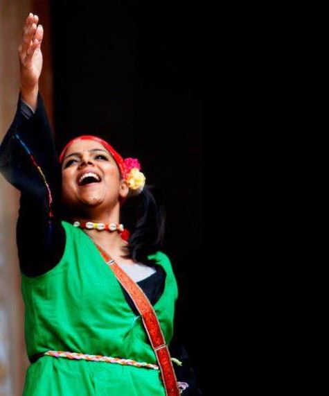 Neha Saraf during a theatre play
