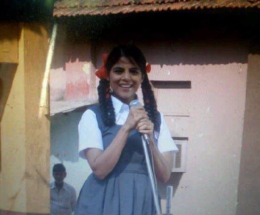 Neha Saraf during her school days