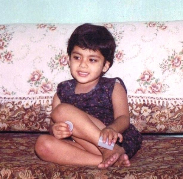Nikita Singh in her childhood