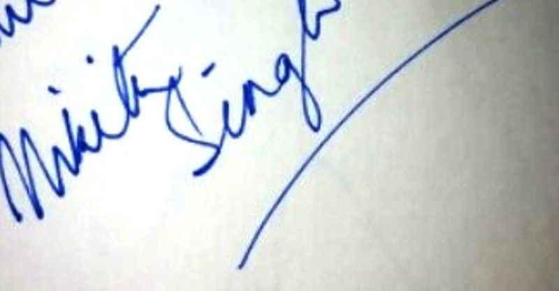 Nikita Singh signature