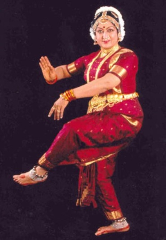Padma Subrahmanyam during a dance performance