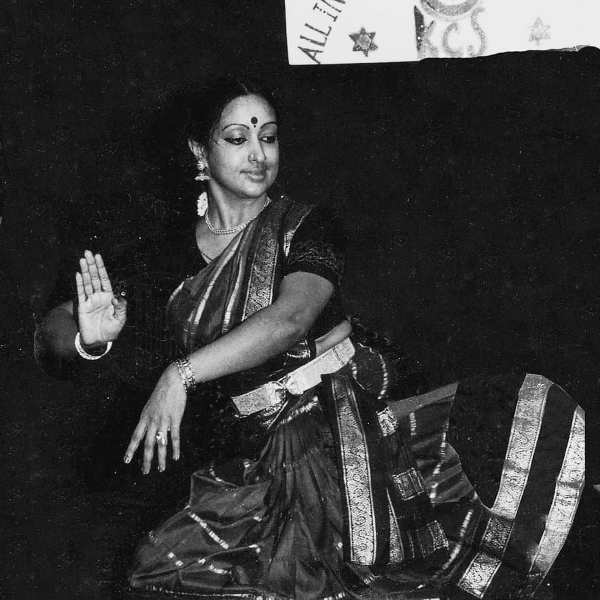 Padma Subrahmanyam practicing Bharata Nrithyam
