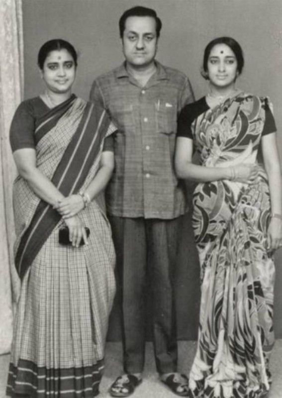 Padma Subrahmanyam (right) with her brother, V. Balakrishnan, and her sister-in-law, Shymala Balakrishnan
