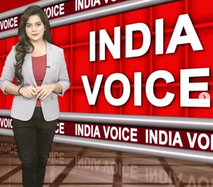 Pooja Khanduri at India Voice news channel