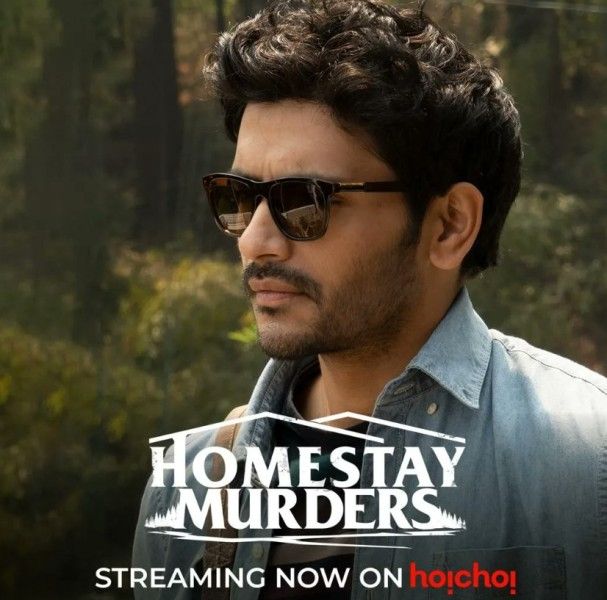Poster of Arjun Chakrabarty's web series, Homestay Murders