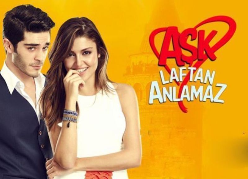 Poster of the TV series 'Aşk Laftan Anlamaz'