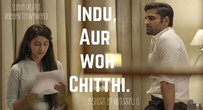 Poster of the short film 'Indu Aur Woh Chitthi'