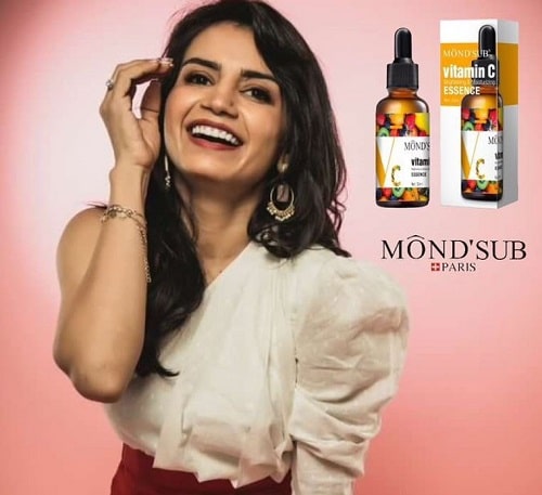 Priya Ahuja in a promotional Instagram shoot of Mond'Sub