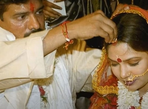 Rajesh Sharma and Sudipta Chakraborty's wedding picture