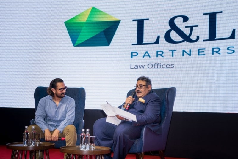 Rajiv Luthra during an event hosted by Luthra and Luthra