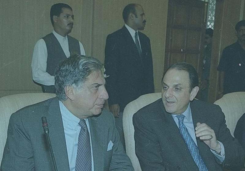 Ratan Tata with Nusli Wadia