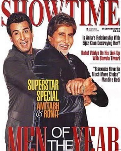 Ronit Roy featured on a magazine cover