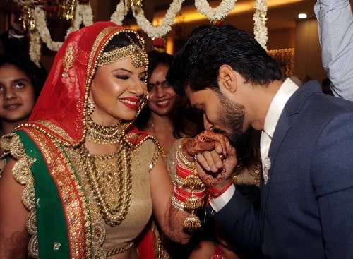Sambhavna Seth and Avinash Dwivedi's wedding photo