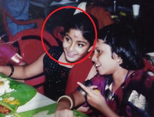Samyuktha Menon in her childhood
