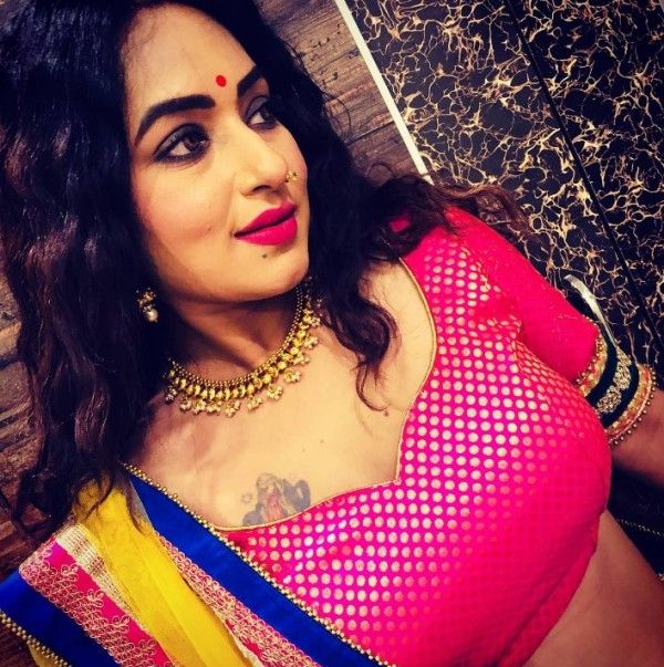 Sangeeta Kapure’s Tattoo on the upper side of her right breast