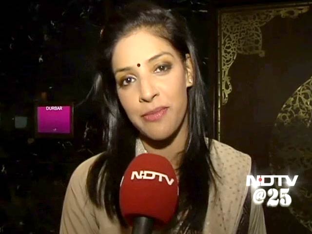 Sarah jacob reporting a news for NDTV