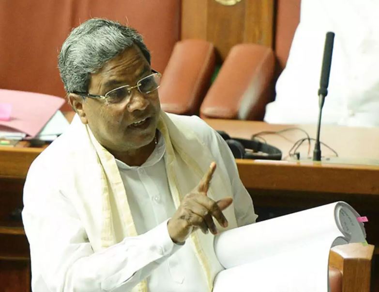 Siddaramaiah during a session at the Karnataka Legislative Assembly
