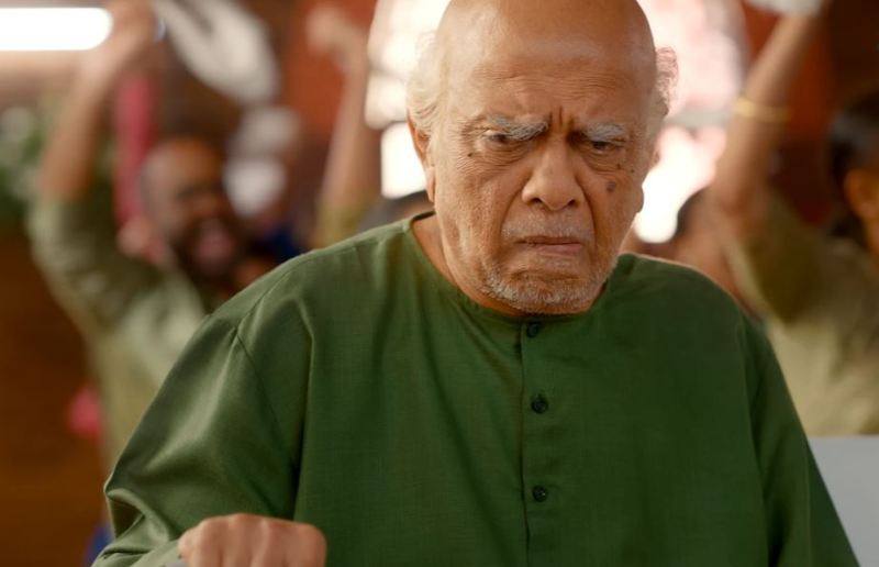 Vijayaraghavan as 'Ittoop' in a still from the film 'Pookkaalam' (2023)