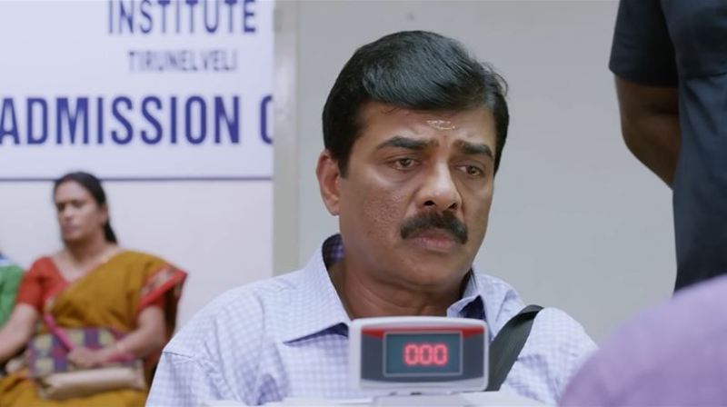 Vijayaraghavan in a still from the film 'Bairavaa' (2017)