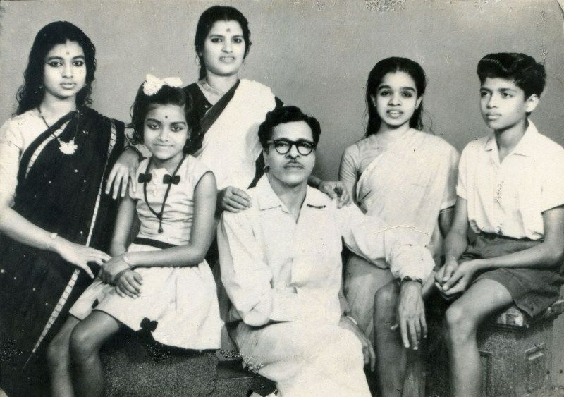 Vijayaraghavan's (extreme right) childhood picture with his family