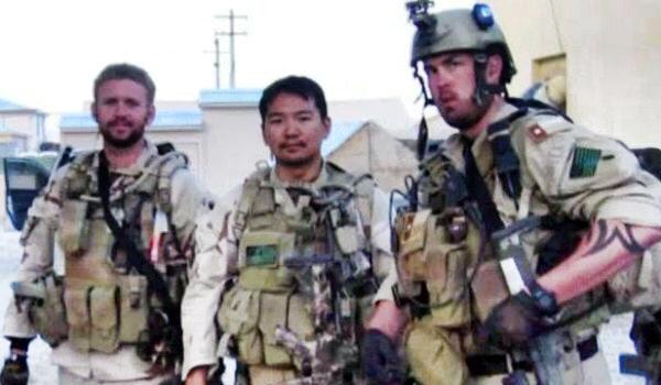 From left to right - Matthew Axelson, James Suh, and Marcus Luttrell