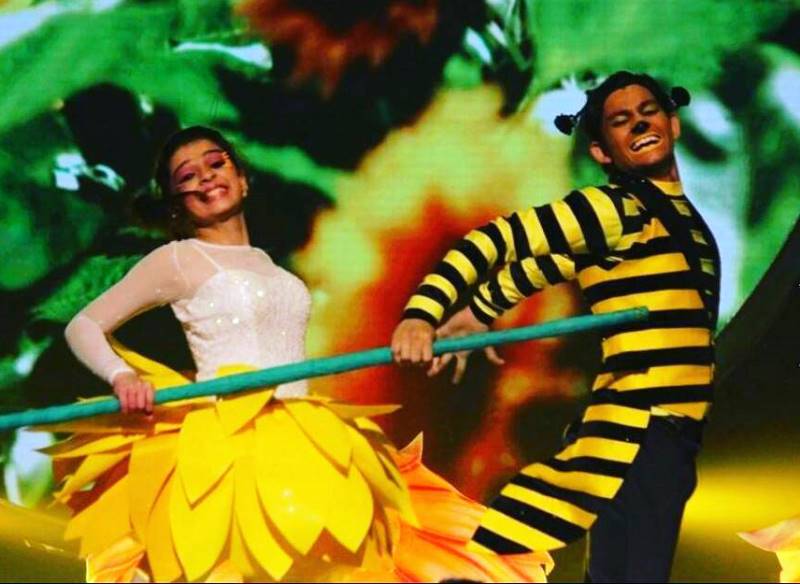 Sachin Sharma and Gracy Goswami on the dance reality show Jhalak Dikhhla Jaa (season 9)