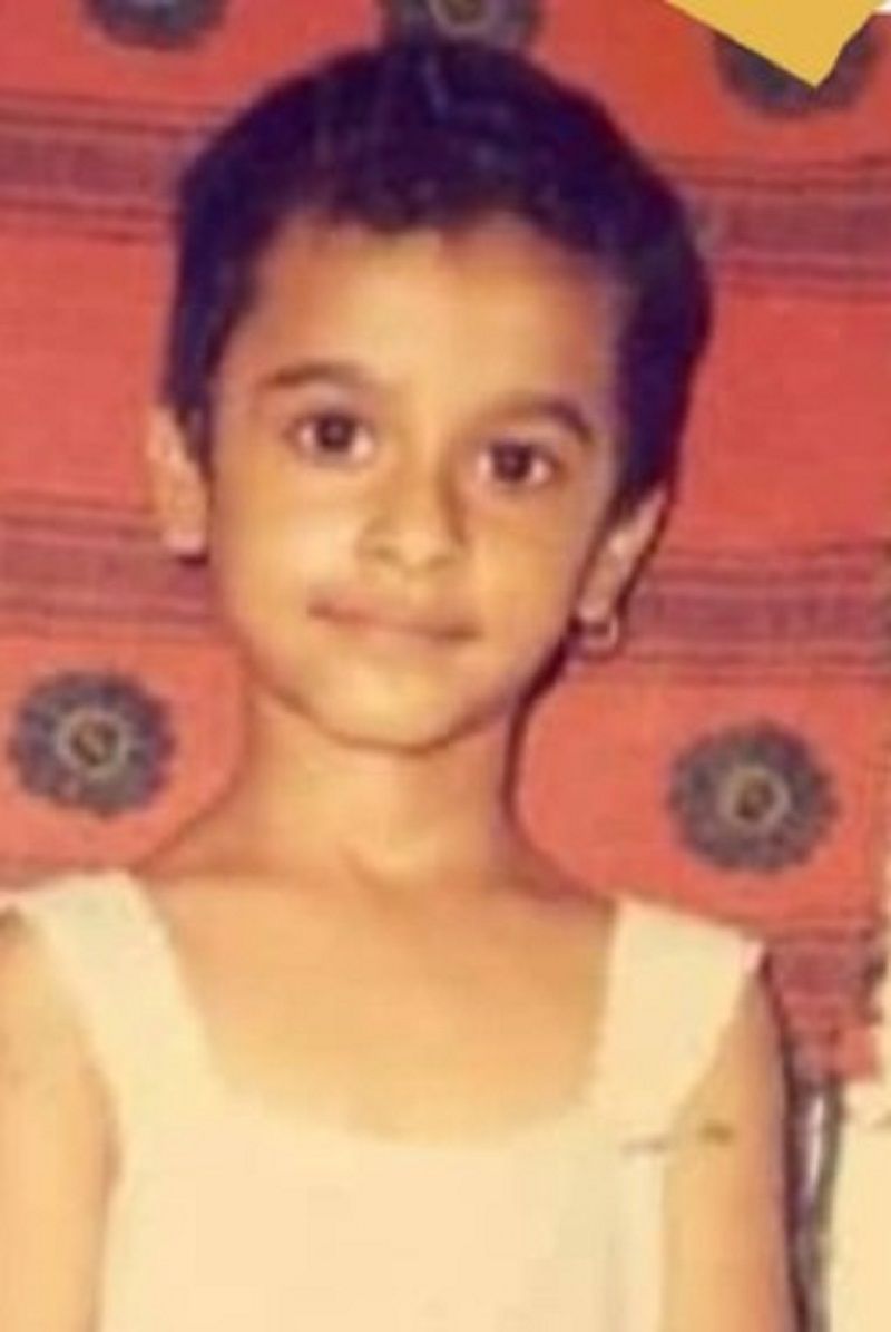Adithi Kalkunte as a child