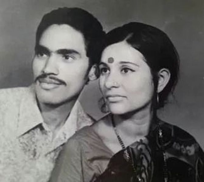 Agam Kumar Nigam with Shobha Nigam