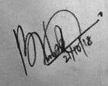 Anarkali Marikar's signature