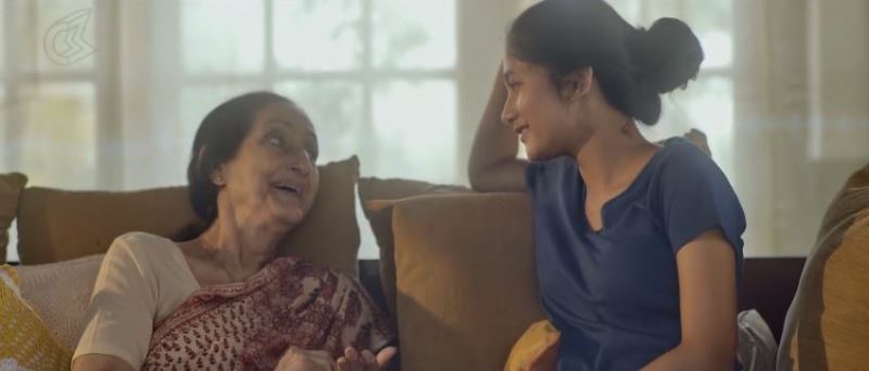 Asha Sharma in a still from the 2019 short film 'Asli Holi'