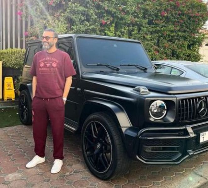 Ashesh Sajnani with his Mercedes-Benz G-Class