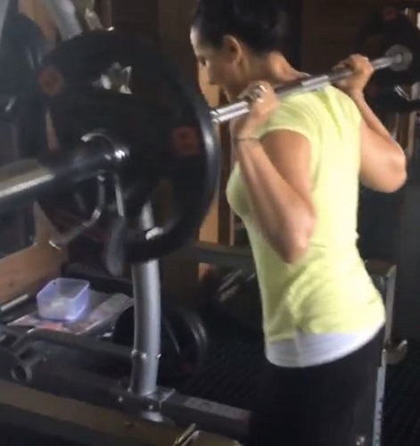 Ayesha Shroff at a gym