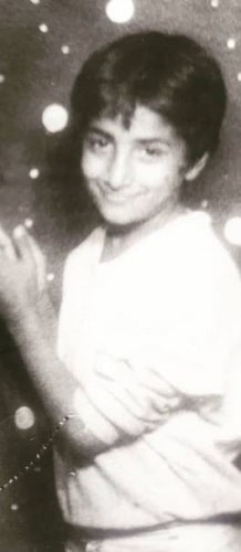 Azhar Iqbal's childhood photo