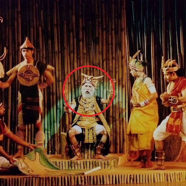 Badrul Islam in a theatrical production