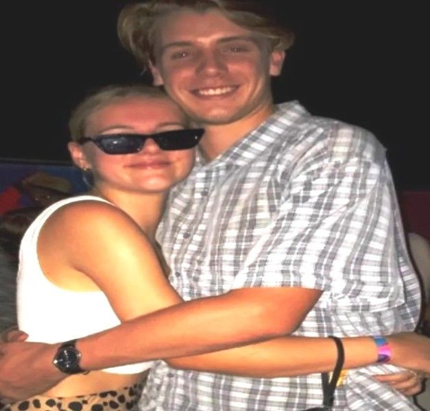 Cameron Green with his sister, Bella Green