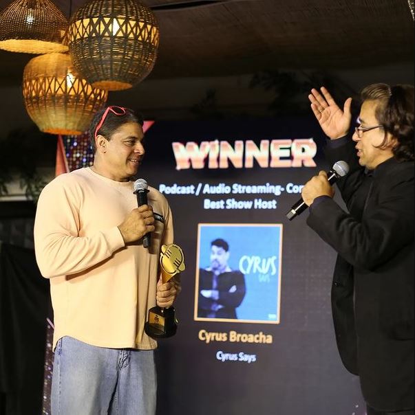 Cyrus Broacha at Indian Audio Summit & Awards 2023