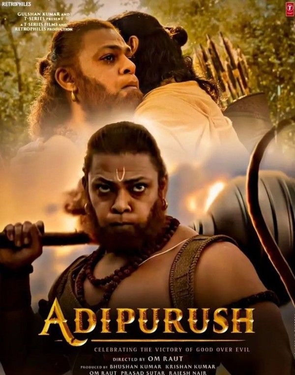 Devdatta Nage on the poster of Adipurush film