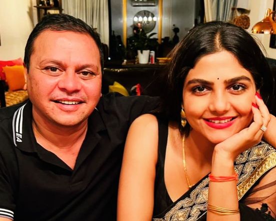 Hema Sharma with husband