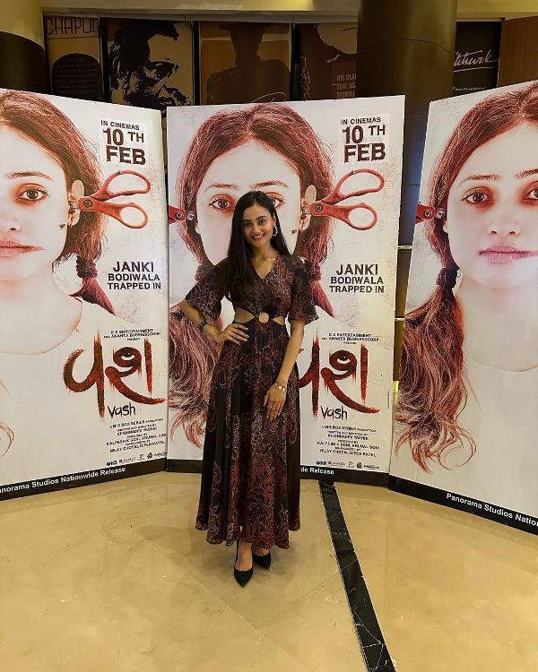 Janki Bodiwala at the launch of her film Vash