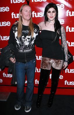 Kat Von D with her ex-boyfriend, Alex 'Orbi' Orbison