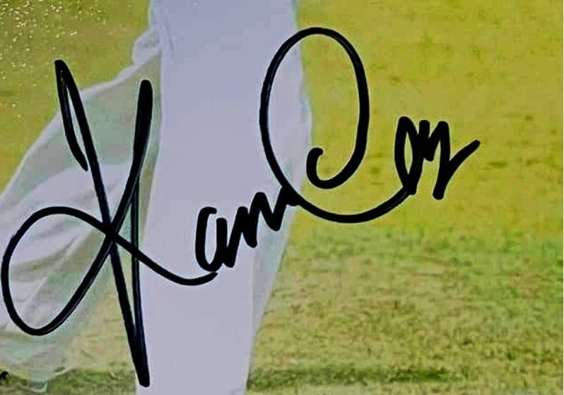 Kumar Dharmasena autograph